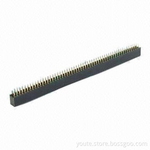 Female Pin Header Connector, Pitch 2.54, 180 Degree